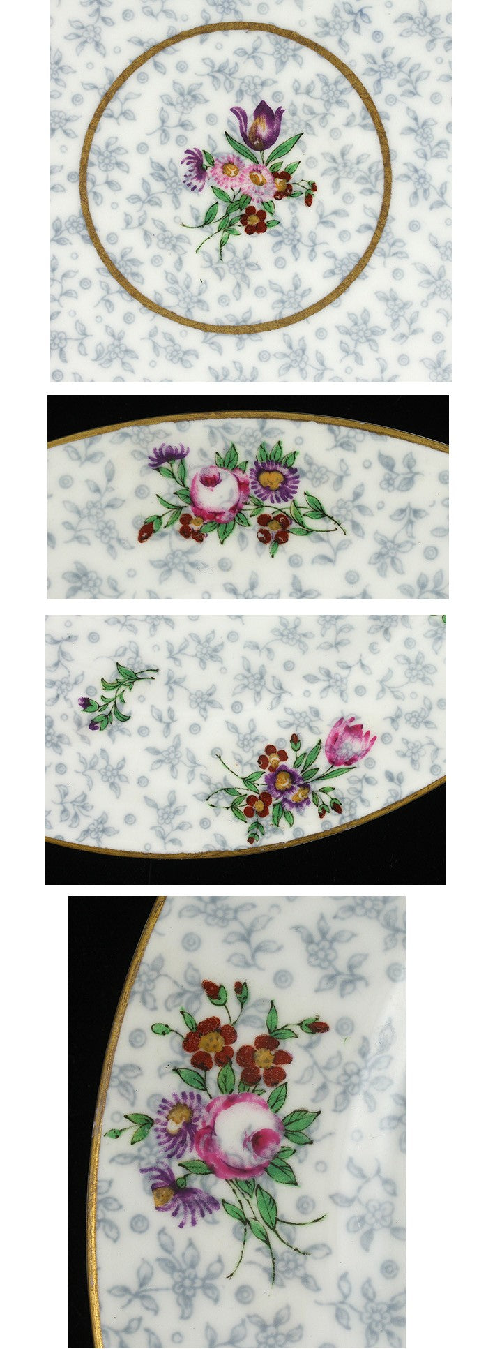 Lovely 14 Tiffany Royal Doulton Floral Luncheon Plates
