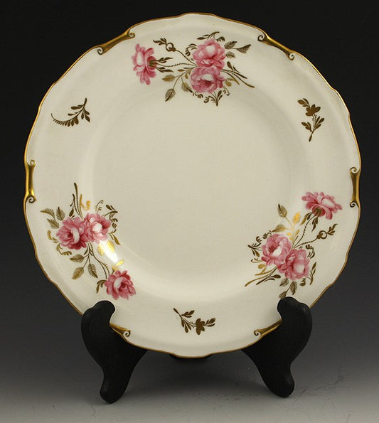 12 Royal Crown Derby Pinxton Roses Dessert Salad Plates