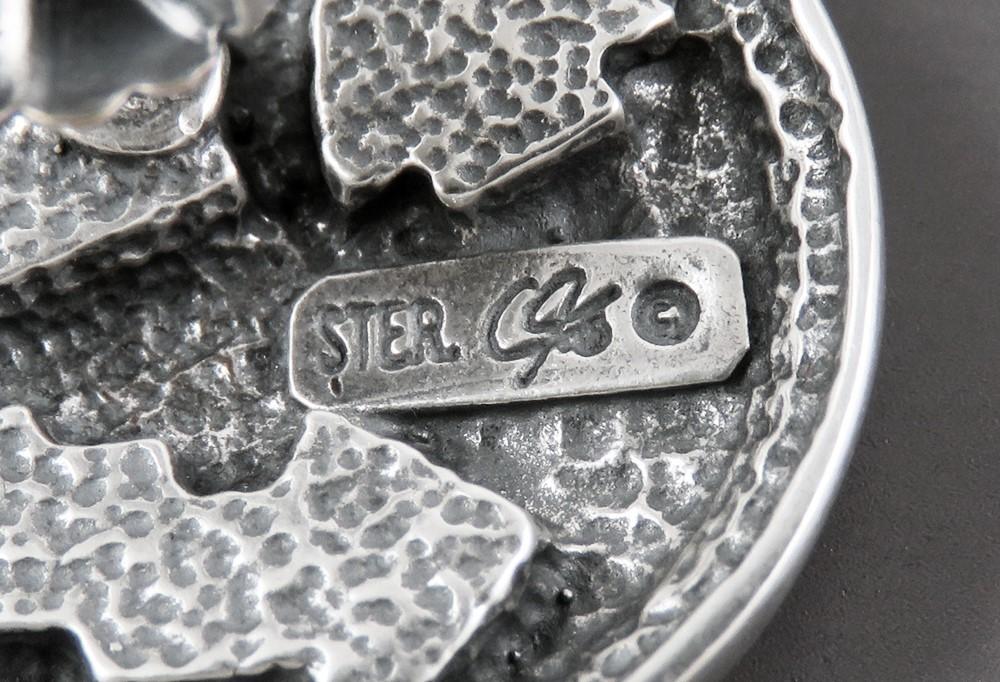 Carolyn Pollack Carlisle CJ's Sterling Silver Inlay Mosaic Southwest Earrings