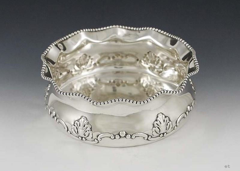 HANDSOME GORHAM STERLING SILVER RUFFLED RIM BOWL