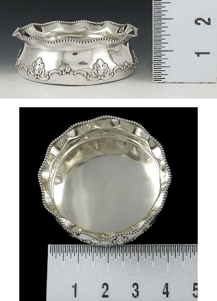 HANDSOME GORHAM STERLING SILVER RUFFLED RIM BOWL