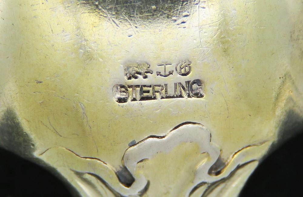 Fabulous Gorham Marie Antionette Sterling Silver Salad Serving Set 10 1/2 in