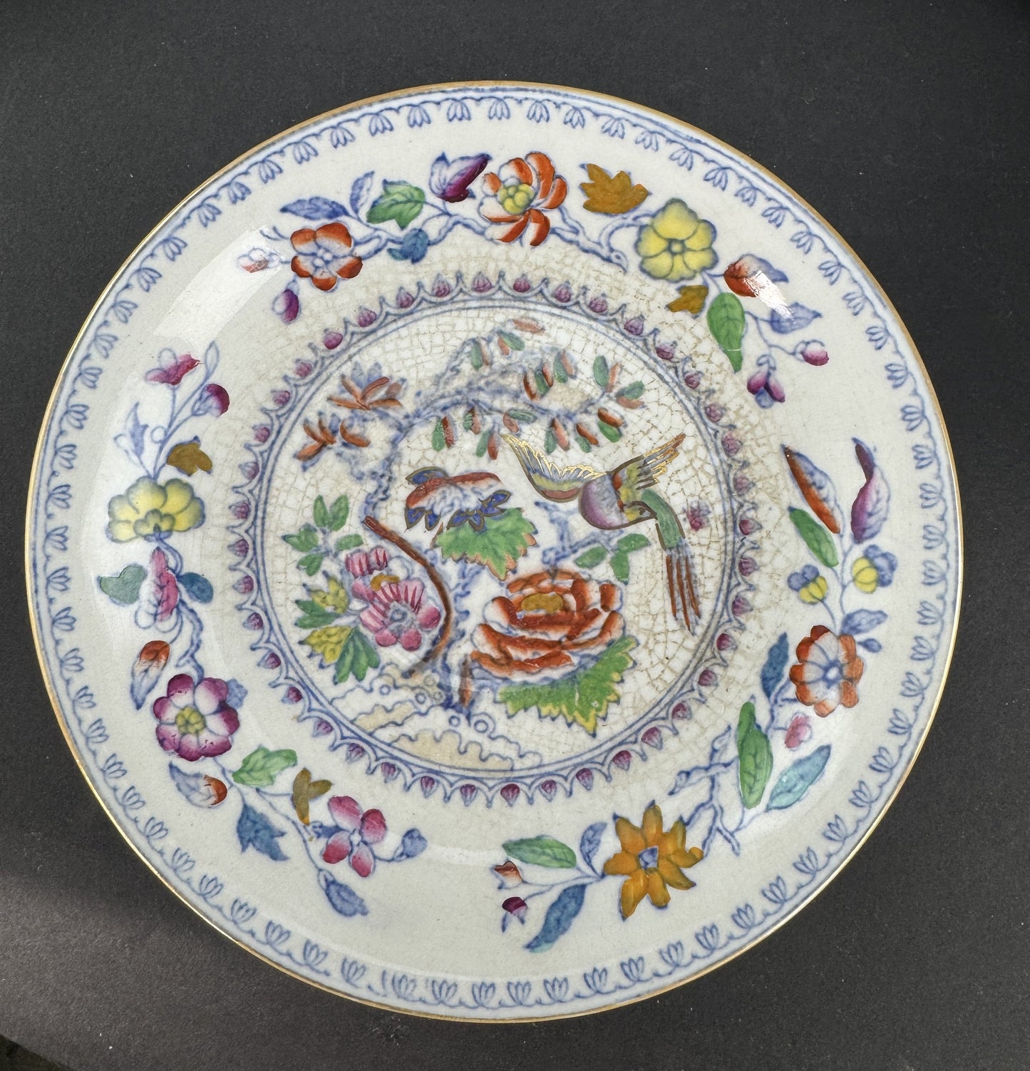 Nice Set c1920s Mason's Ironstone Flying Bird 3 Tea / Coffee Cups 10 Saucers