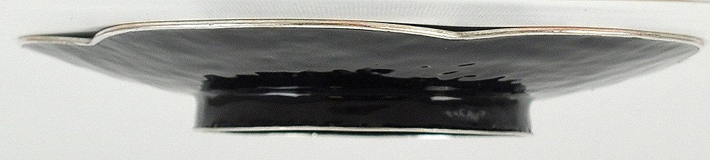 Beautiful Inaba Japanese Meiji Cloisonne Lobed Dish