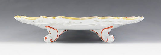 c1900 French Faience Porcelain Low Tazza/Compote