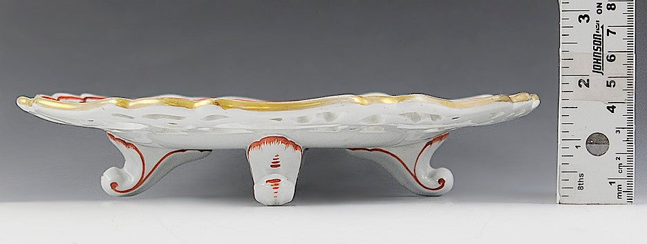 c1900 French Faience Porcelain Low Tazza/Compote