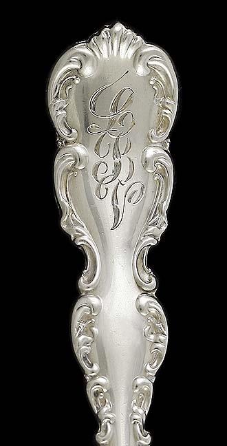Old Whiting Louis XV 1891 Sterling Silver Gravy Sauce Ladle 8 7/8"