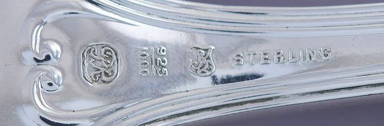 Fab Towle Sterling Silver Paul Revere Asparagus / Meat Serving Fork 8 3/4"