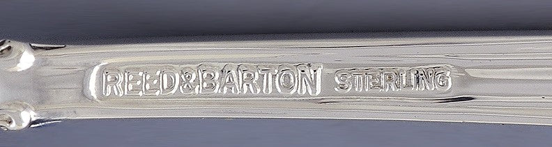 Sterling Silver Reed & Barton 18th Eighteenth Century Shell Sugar Spoon