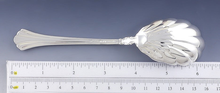 Sterling Silver Reed & Barton 18th Eighteenth Century Shell Sugar Spoon