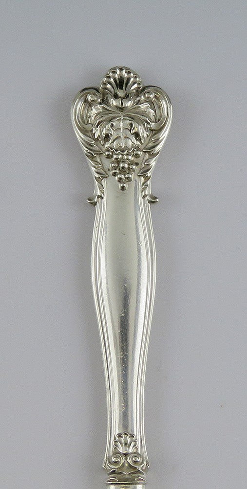 9 Heavy Large Sterling Silver Durgin New Vintage Fish Knives 8 1/4" NO MONO