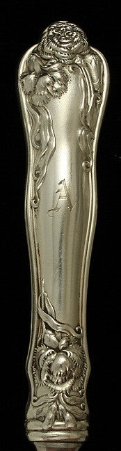 12 Old Wallace Sterling Silver Carnation 1888 Dinner Knives