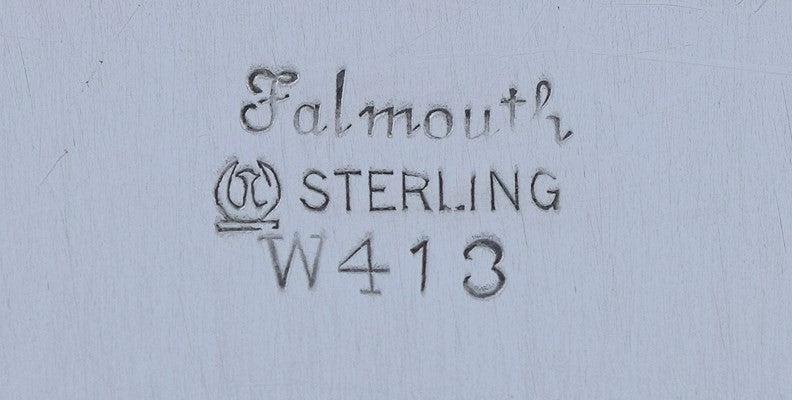Superb International Sterling Silver Falmouth Oval Serving Tray W413