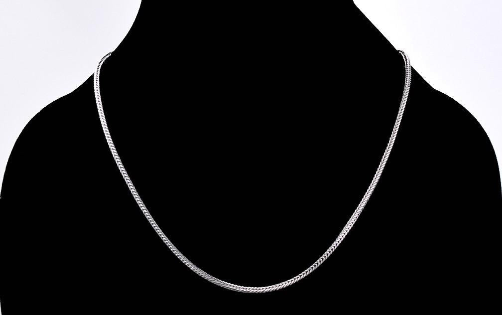 Gorgeous Modern Sterling Silver Rope Chain Necklace w/ 30 CARAT Amethyst Pendant