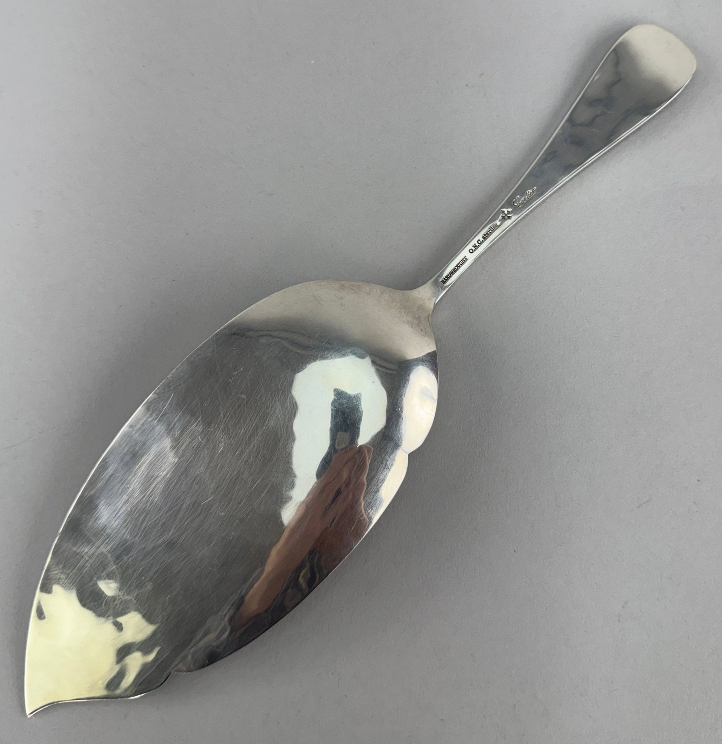 Fabulous Cartier Old Newbury Crafters Hand Wrought Sterling Silver Fish Server