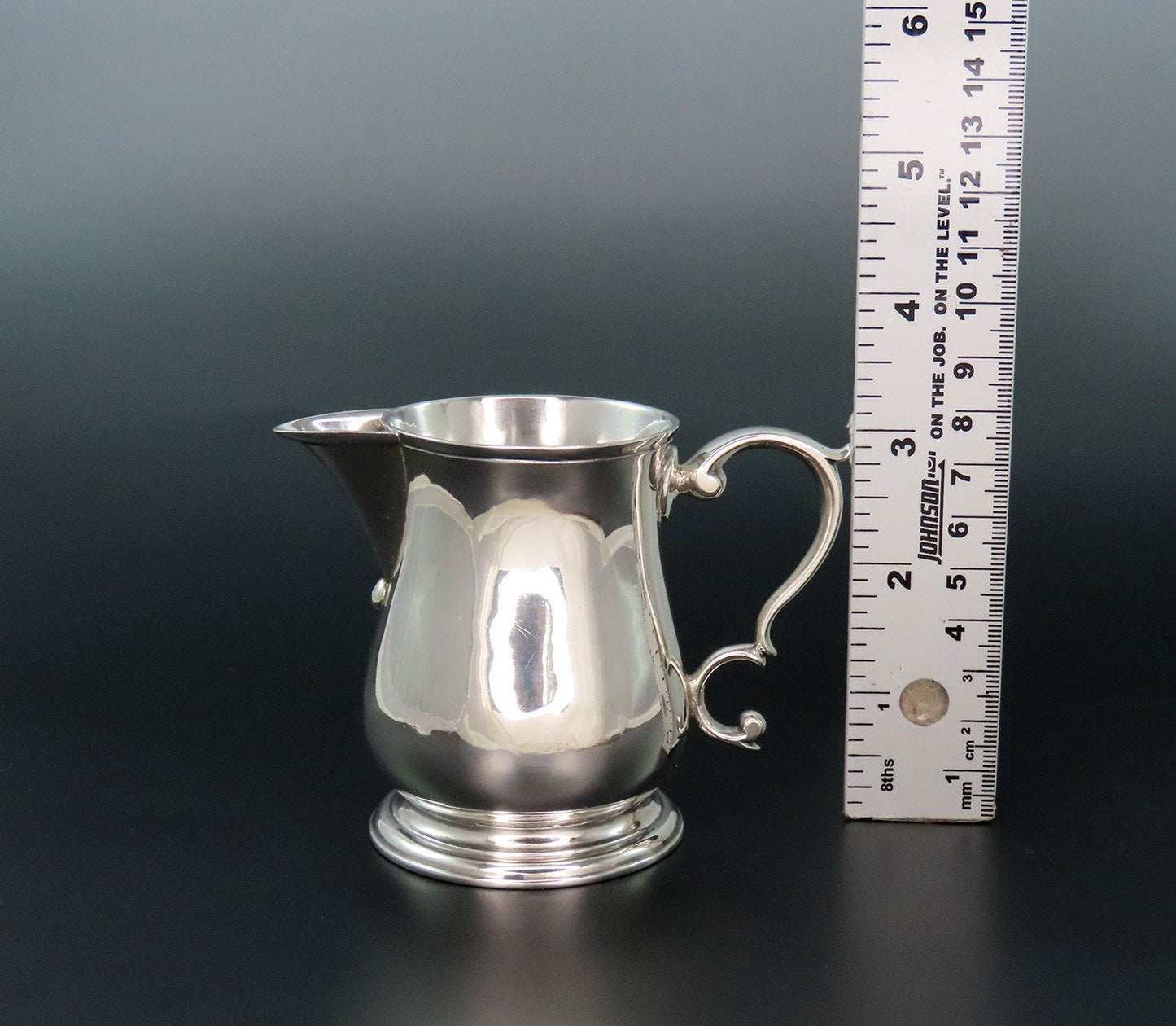 1753 Georgian English Sterling Silver Creamer Clean Interior No Mono