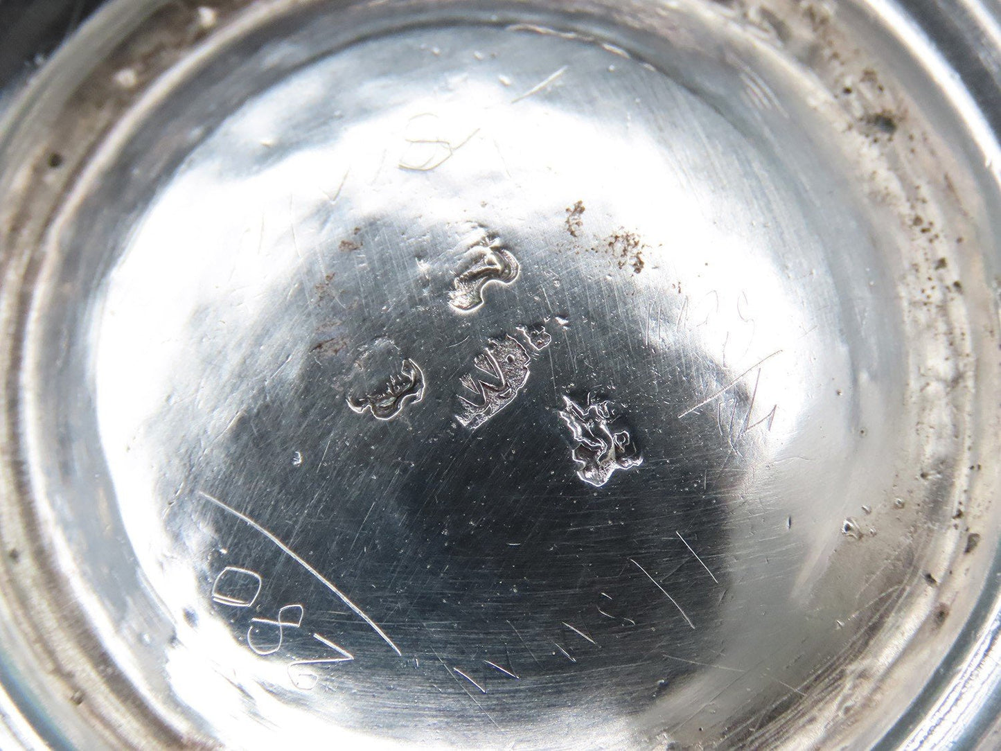 1753 Georgian English Sterling Silver Creamer Clean Interior No Mono