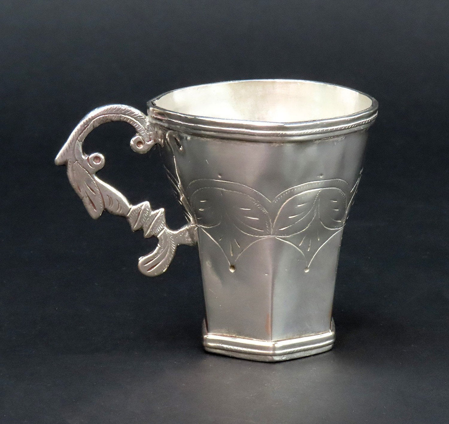 Neat 18th Century Spanish Colonial Silver Cup No Mono 2 1/2 Inches
