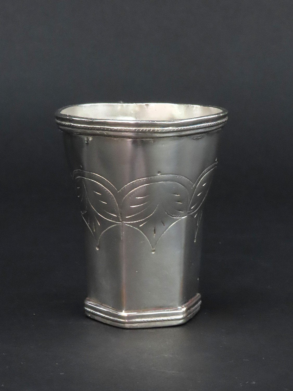 Neat 18th Century Spanish Colonial Silver Cup No Mono 2 1/2 Inches