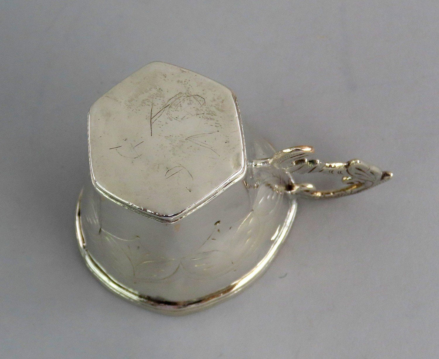 Neat 18th Century Spanish Colonial Silver Cup No Mono 2 1/2 Inches