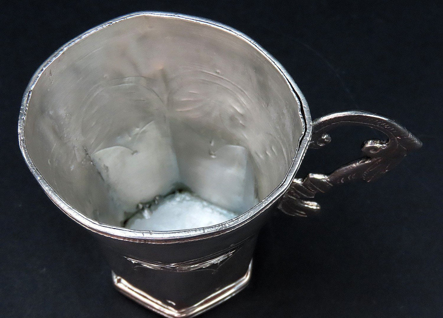 Neat 18th Century Spanish Colonial Silver Cup No Mono 2 1/2 Inches
