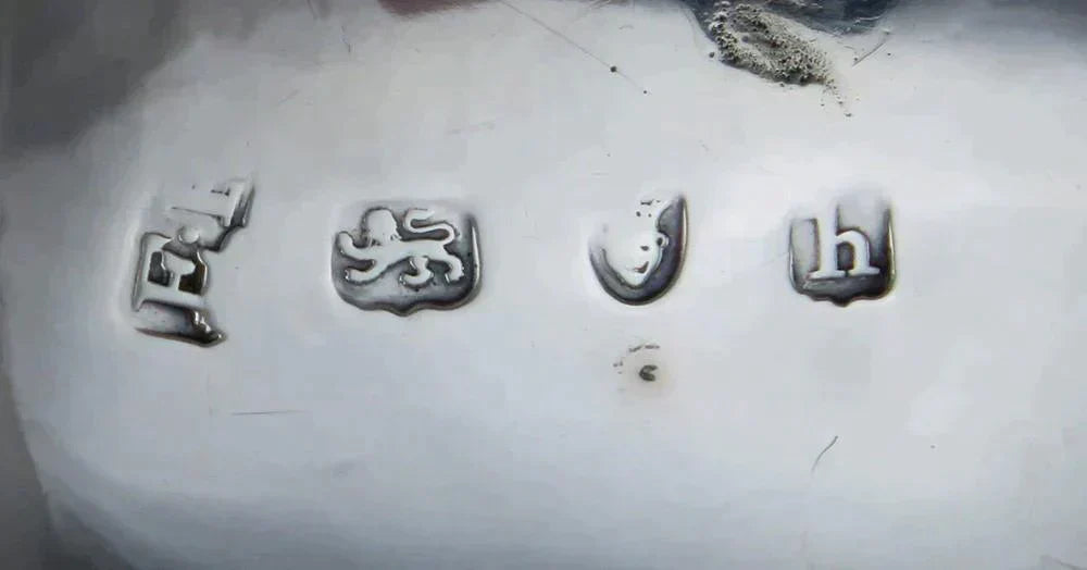 Antique 18th Century 1783 English Sterling Silver Dish Bowl Stand Base w/ Burner