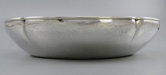 Antique Arts & Crafts Kalo Shops Hammered Sterling Silver Centerpiece Fruit Bowl