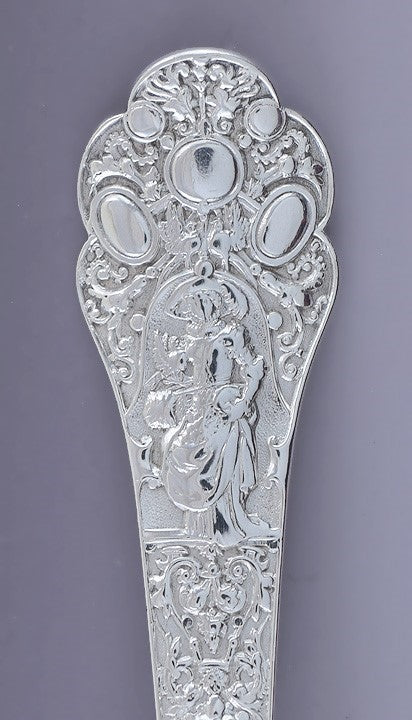 Wonderful Gorham Sterling Silver Old Medici Fish Slice / Server NO MONO 11.5"