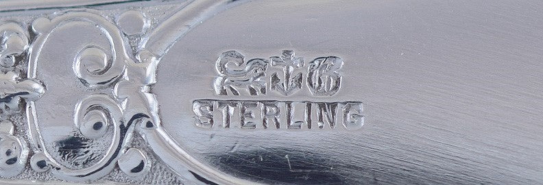 Wonderful Gorham Sterling Silver Old Medici Fish Slice / Server NO MONO 11.5"