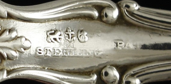 11 Gorham Cromwell Sterling Silver Teaspoons B Mono