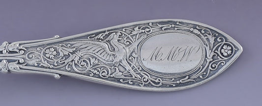 Fab set 11 Whiting Sterling Silver Arabesque Teaspoons