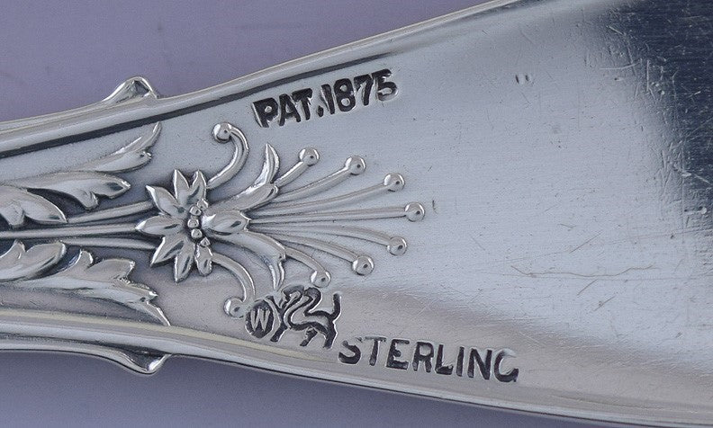 Fab set 11 Whiting Sterling Silver Arabesque Teaspoons