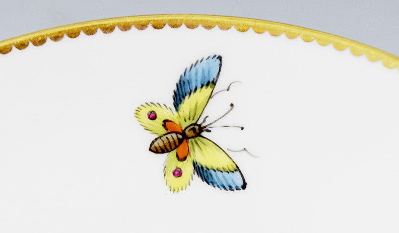 c1900-1925 Fine set 9 Spode Copeland Porcelain Saucers / Small Bowls