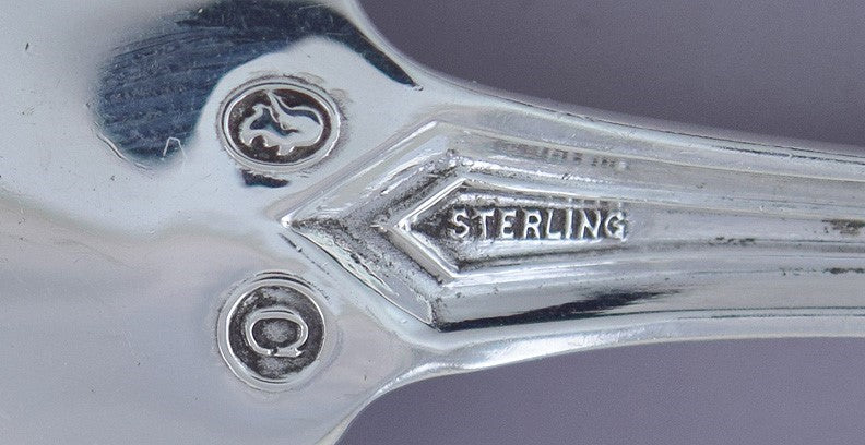 Rare set 5 Mount Vernon Sterling Silver Sulgrave Pastry Dessert Forks