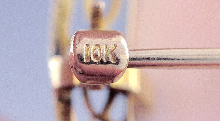 VTG c1925 Cameo Of A Pretty Young Woman Psyche 10k Gold Pin Brooch Or Pendant