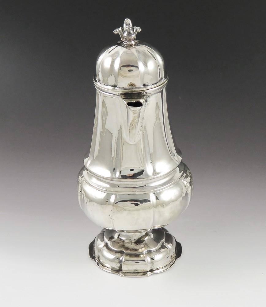 Fantastic c1780-1850 Continental European Silver Lidded Creamer Small Pitcher