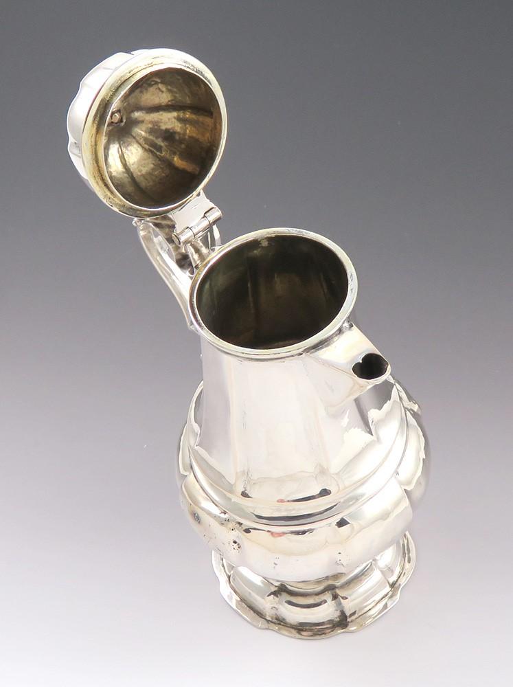 Fantastic c1780-1850 Continental European Silver Lidded Creamer Small Pitcher