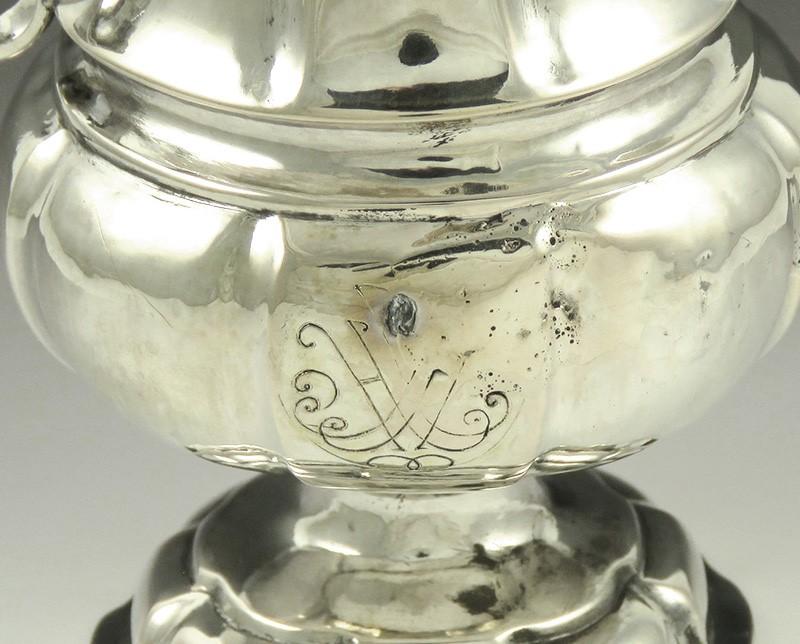 Fantastic c1780-1850 Continental European Silver Lidded Creamer Small Pitcher