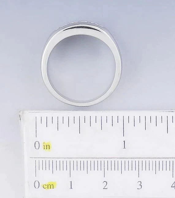 Stunning Platinum and Diamond Ring Band .4 ct