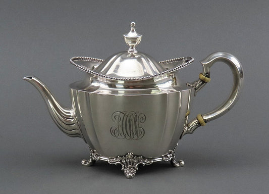 Elegant Tiffany and Co Sterling Silver 1890s 3pc Tea Set