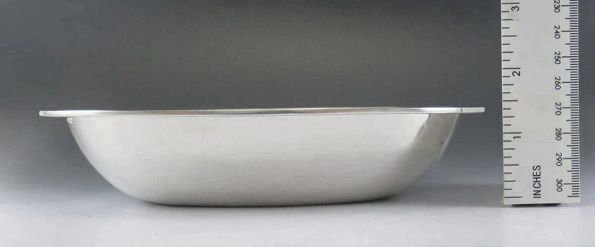 Antique/Vintage c1937 Solid Sterling Silver Stone Associates Square Dish 8"