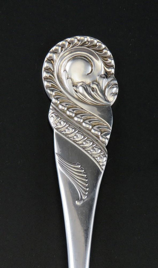 Antique c1890 Sterling Silver Frank Smith Art Nouveau Gilt Cheese Scoop Server