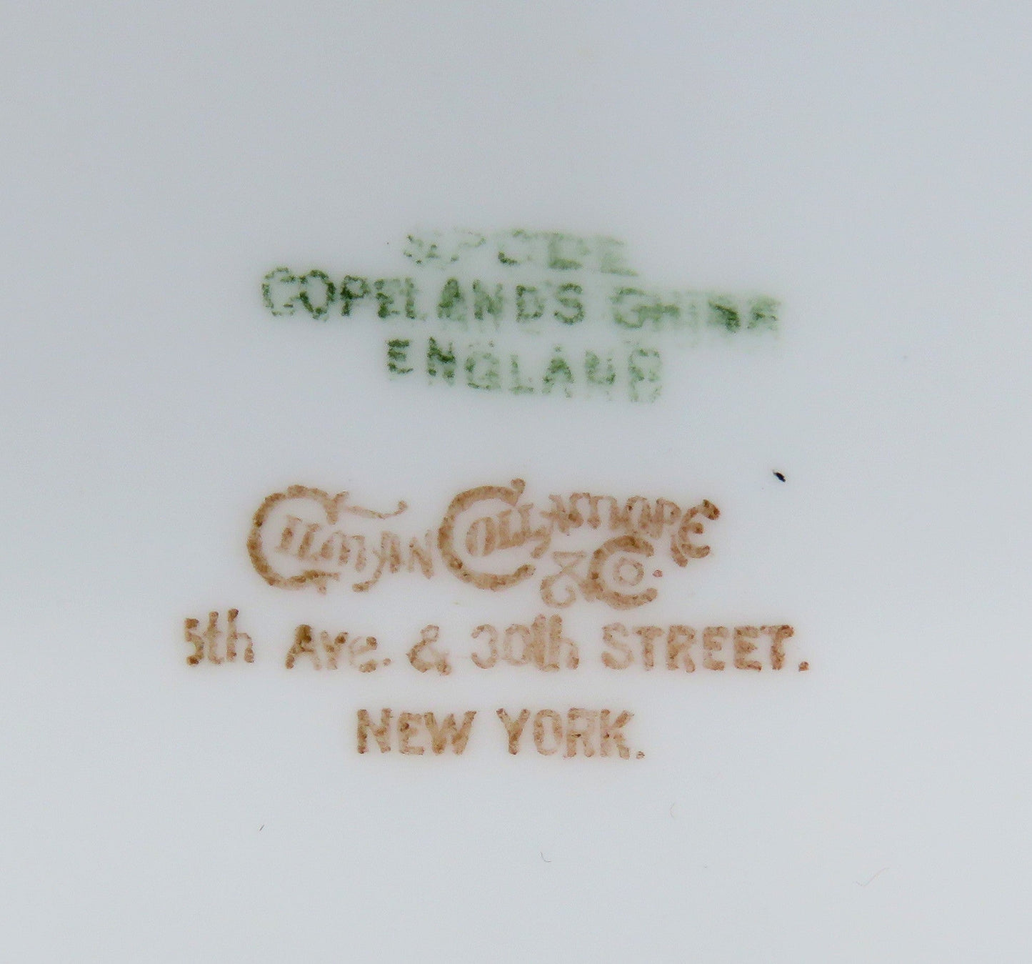 7 Antique 19th Century Spode Copeland England Porcelain Landscape Lunch Plates