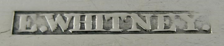 Early 19th Century Coin Silver Coffin End Tablespoon Whitney