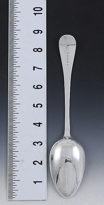 Antique 1808 Old English Georgian Sterling Silver Tablespoon Serving Spoon
