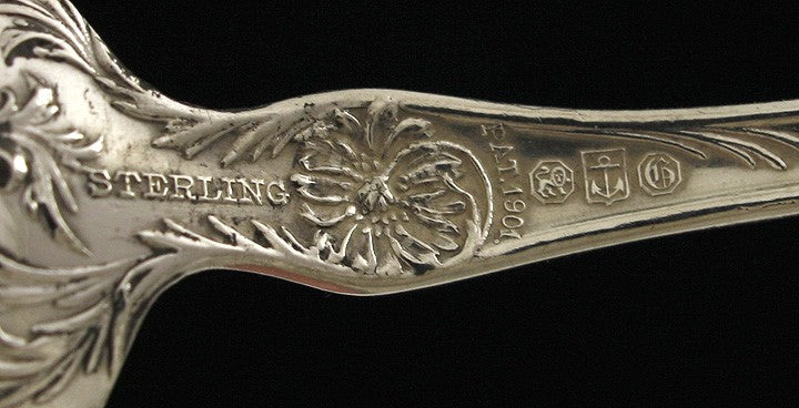 11 Art Nouveau Sterling Silver Gorham Marguerite 1901 Place Spoons 6 3/4"