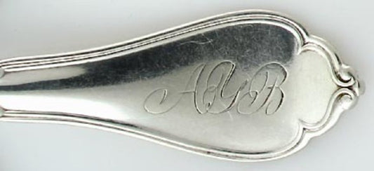 Rare Early California Vanderslice Gothic Silver Spoons