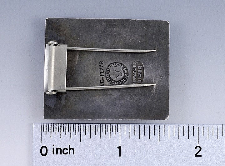 Spratling Sterling Silver Americas Friendship Handshake Pin Taxco Mexico Brooch