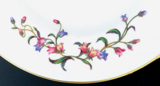 11 Wedgwood Devon Sprays Bone China Porcelain Salad Luncheon Plates 9"