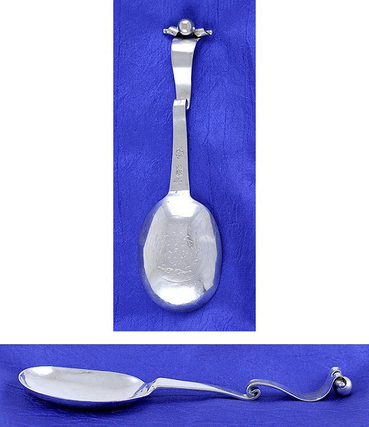 1669-1731 Antique 17th 18th Century Jorgensen Danish Silver Spoon